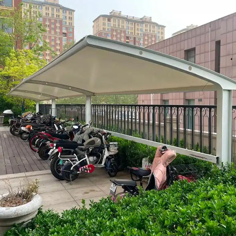 应县膜结构电动车棚